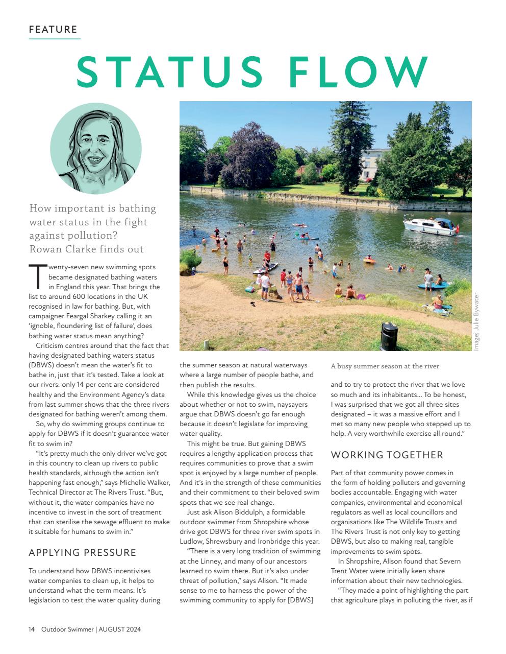 Outdoor Swimmer Preview Pages