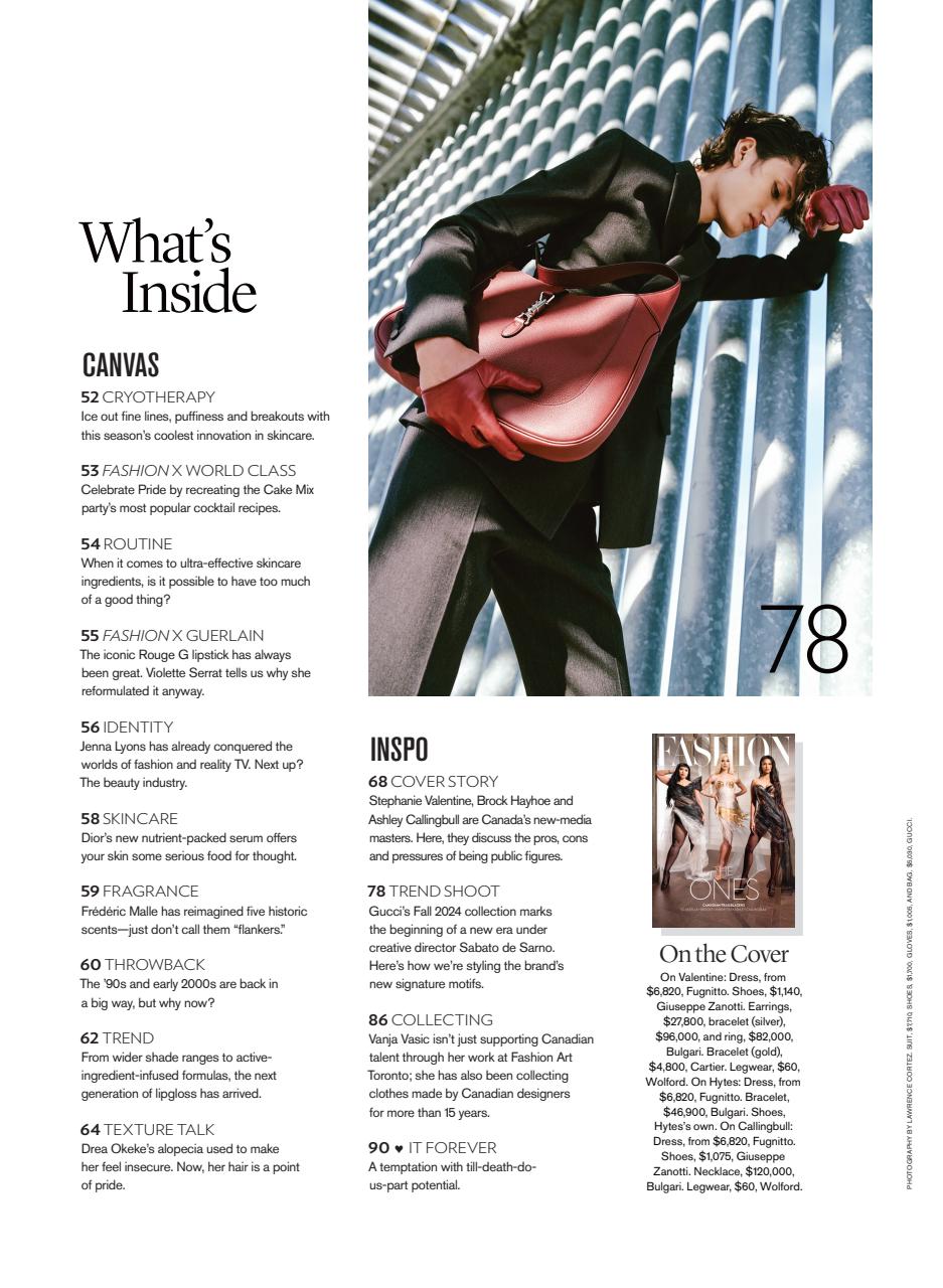 Fashion Magazine Preview Pages