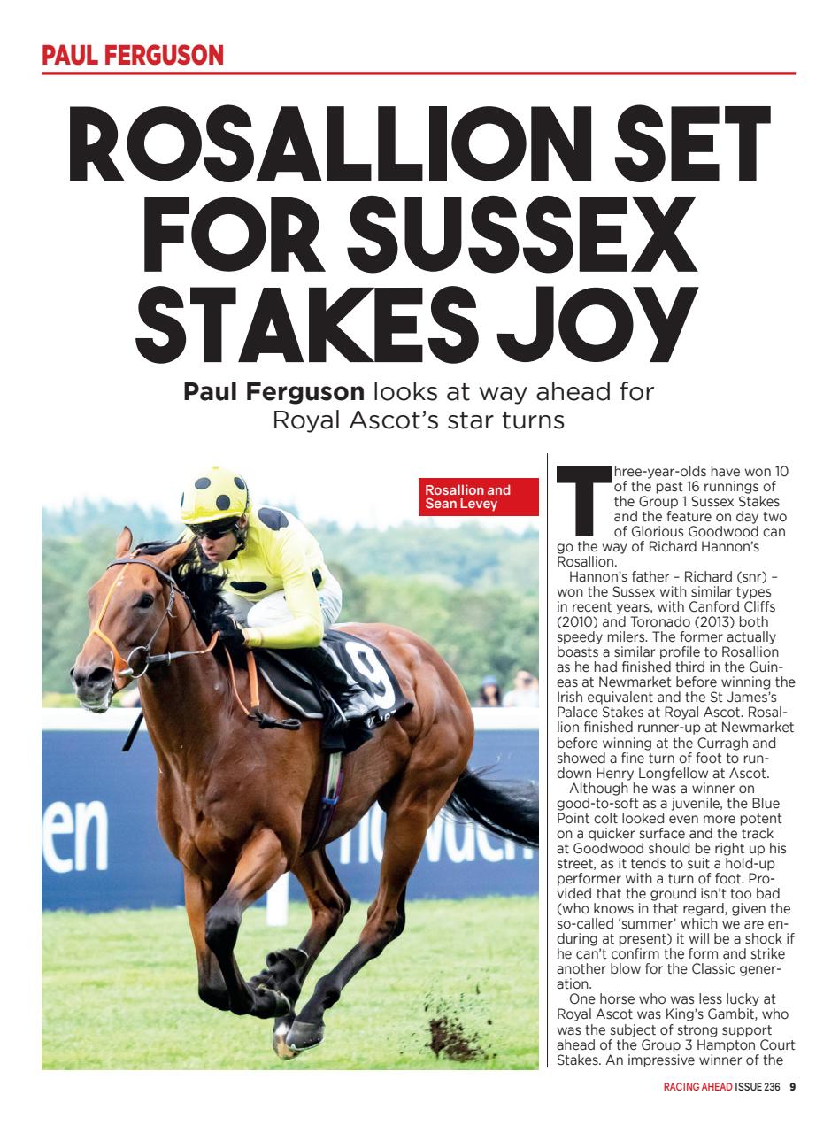 Racing Ahead Preview Pages