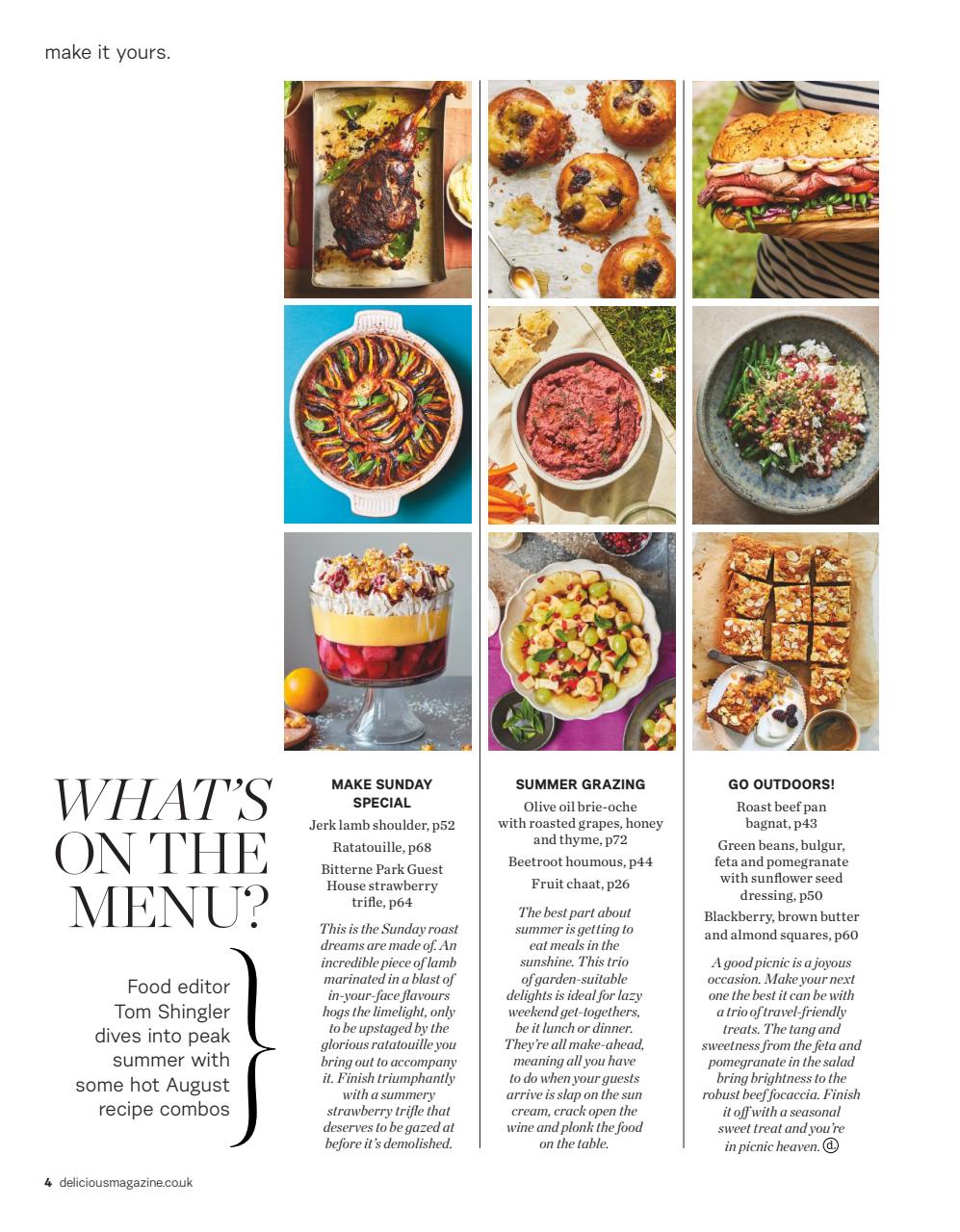 delicious. Magazine Preview Pages