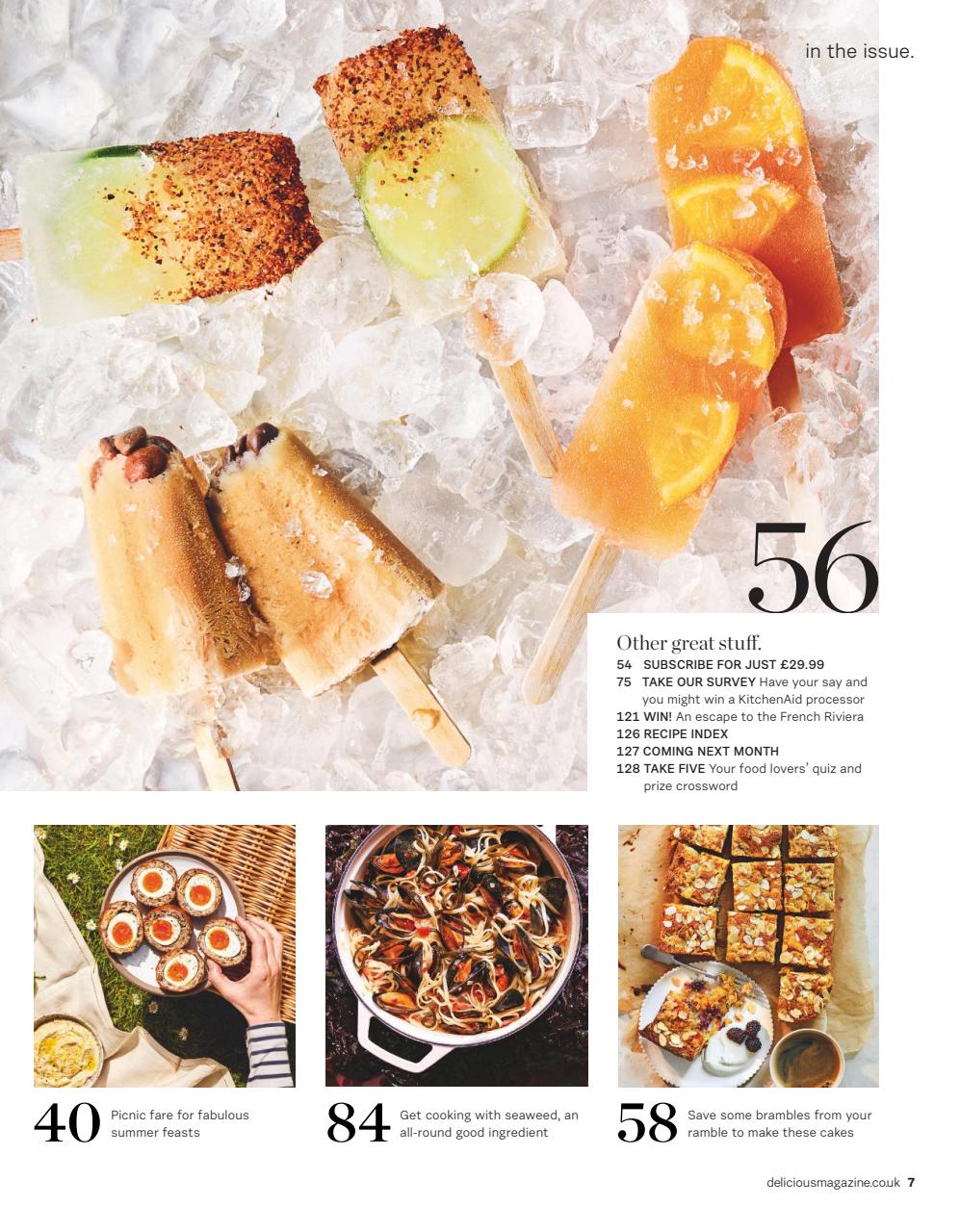 delicious. Magazine Preview Pages
