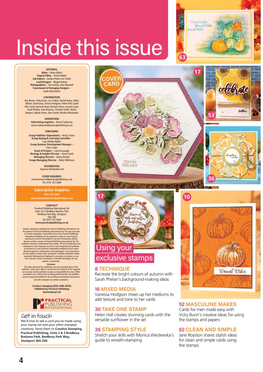 Creative Stamping Preview Pages