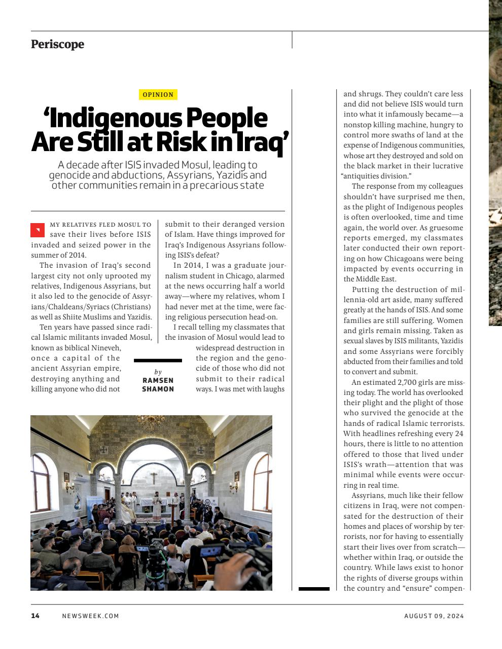 Newsweek International Preview Pages