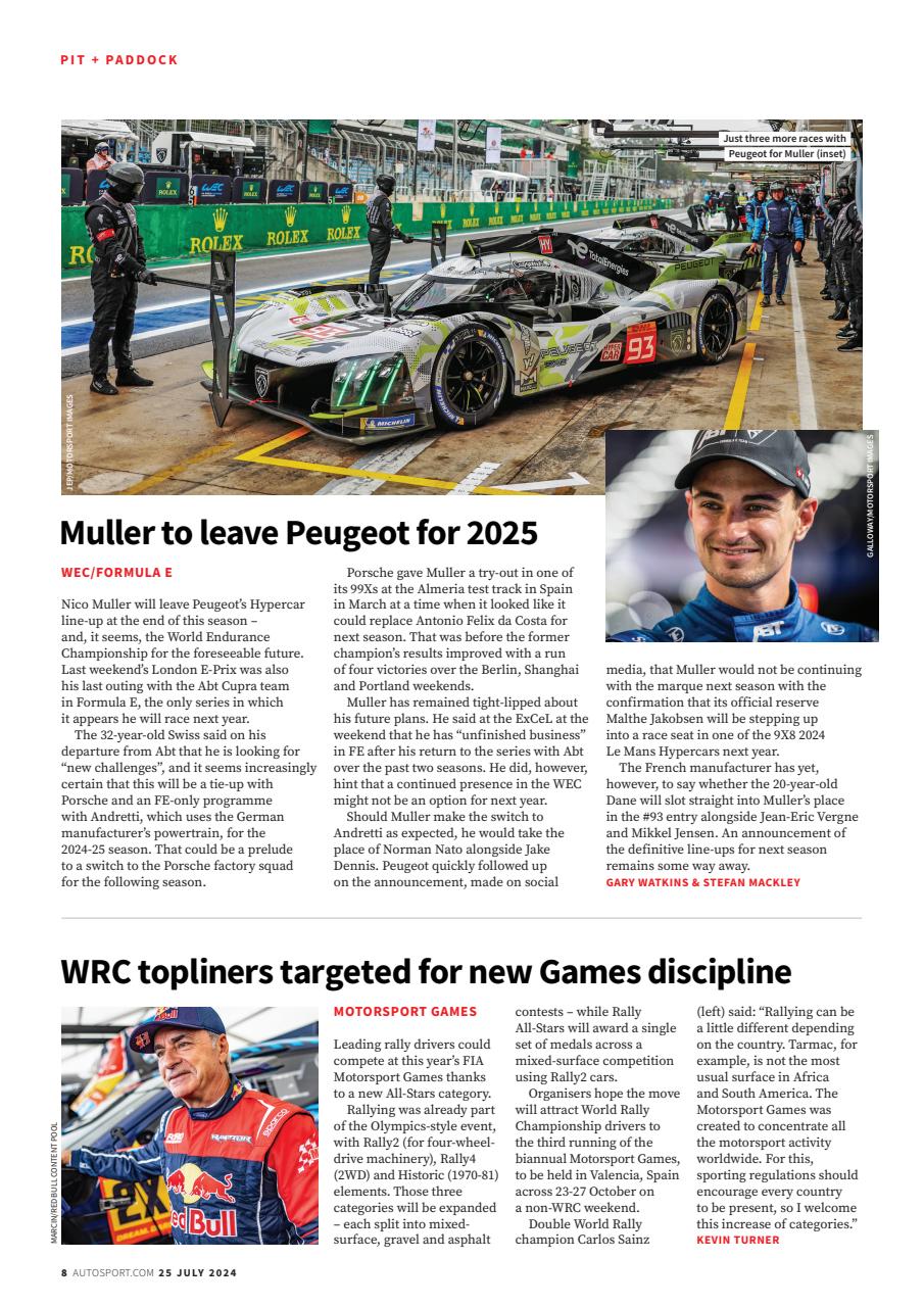 Autosport Preview Pages