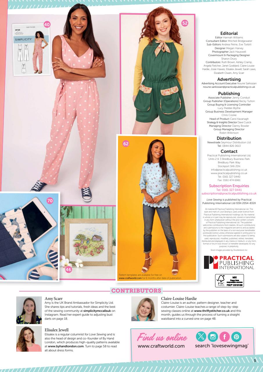 Love Sewing Preview Pages