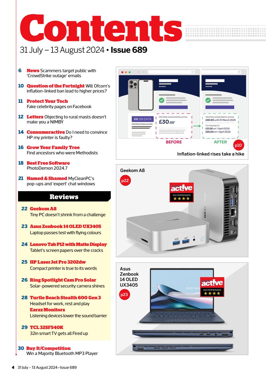 Computer Active Preview Pages