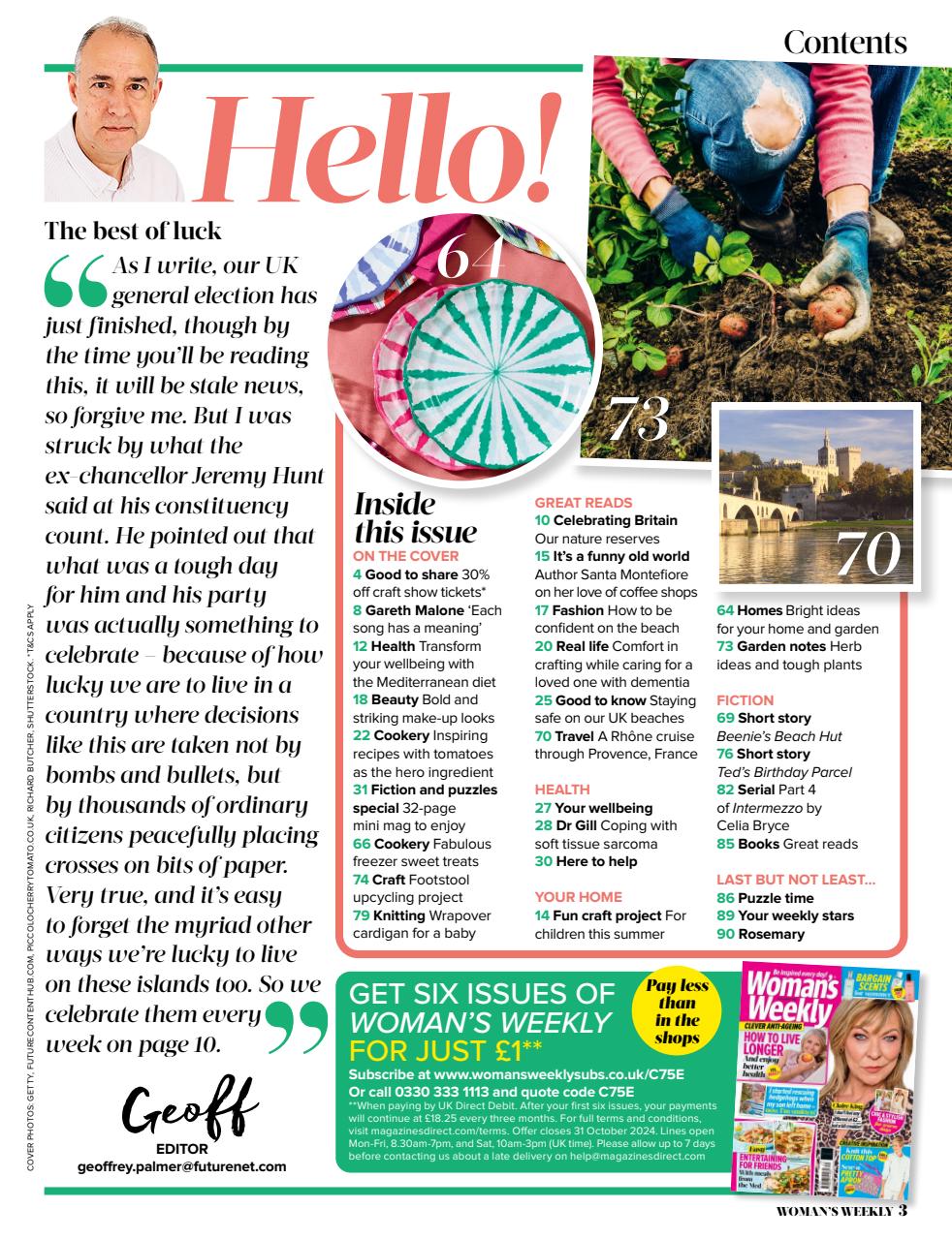 Woman's Weekly Preview Pages