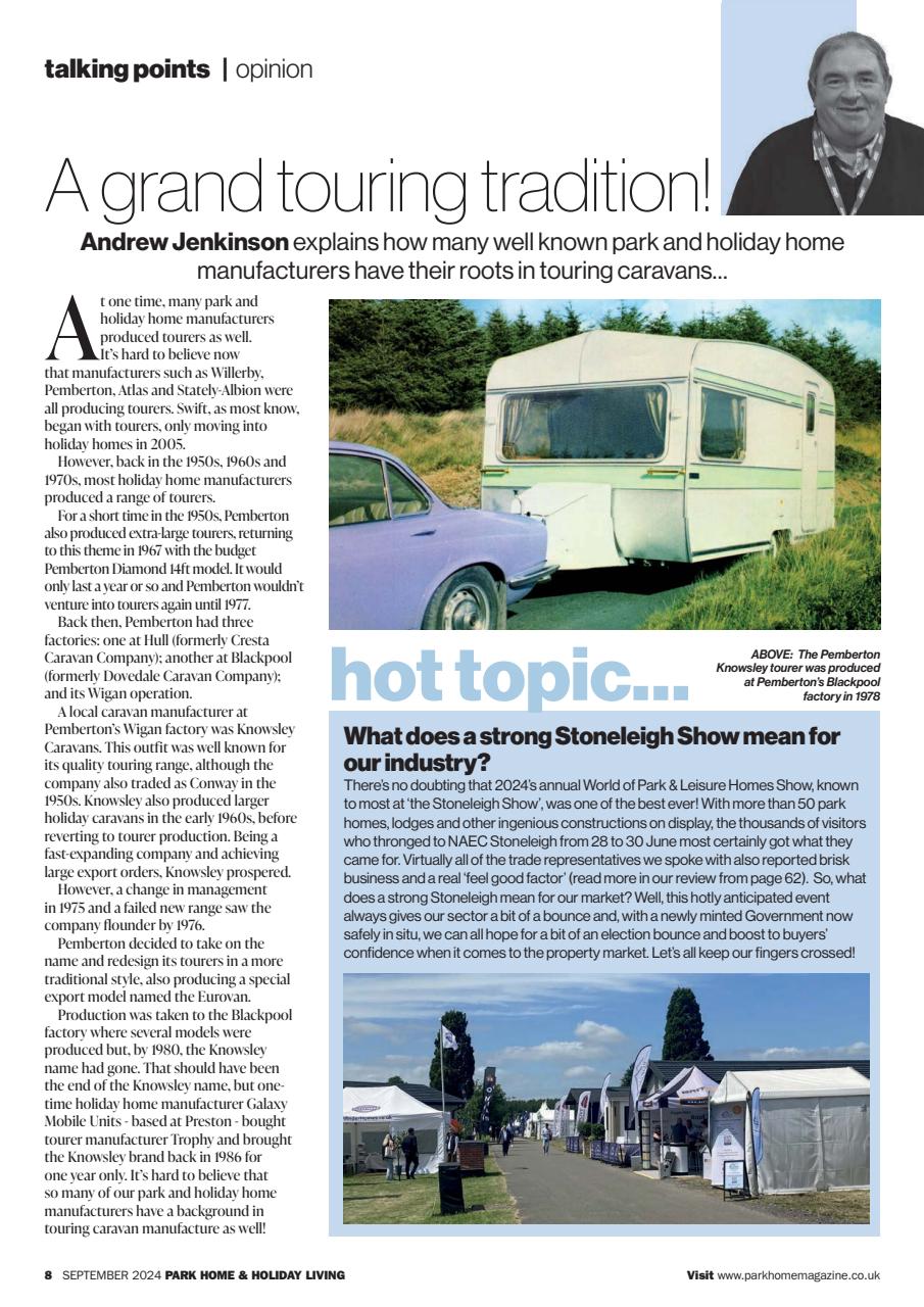 Park Home & Holiday Living Preview Pages