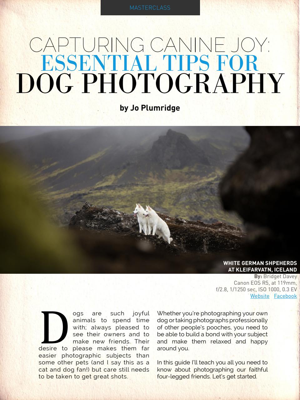 Photography Masterclass Magazine Preview Pages