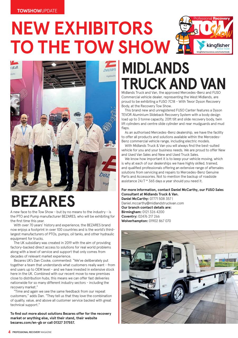 Professional Recovery Magazine Preview Pages