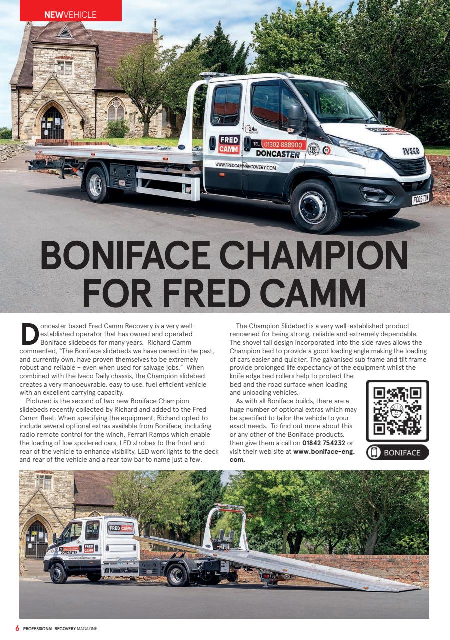 Professional Recovery Magazine Preview Pages