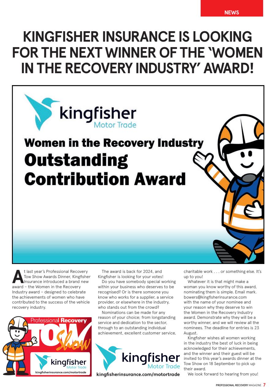 Professional Recovery Magazine Preview Pages