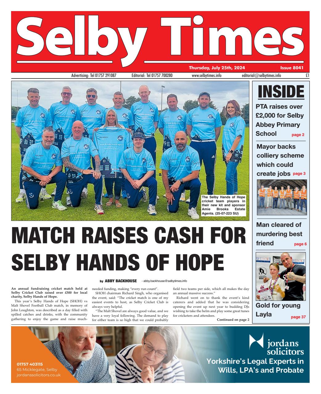 Selby Times Preview Pages