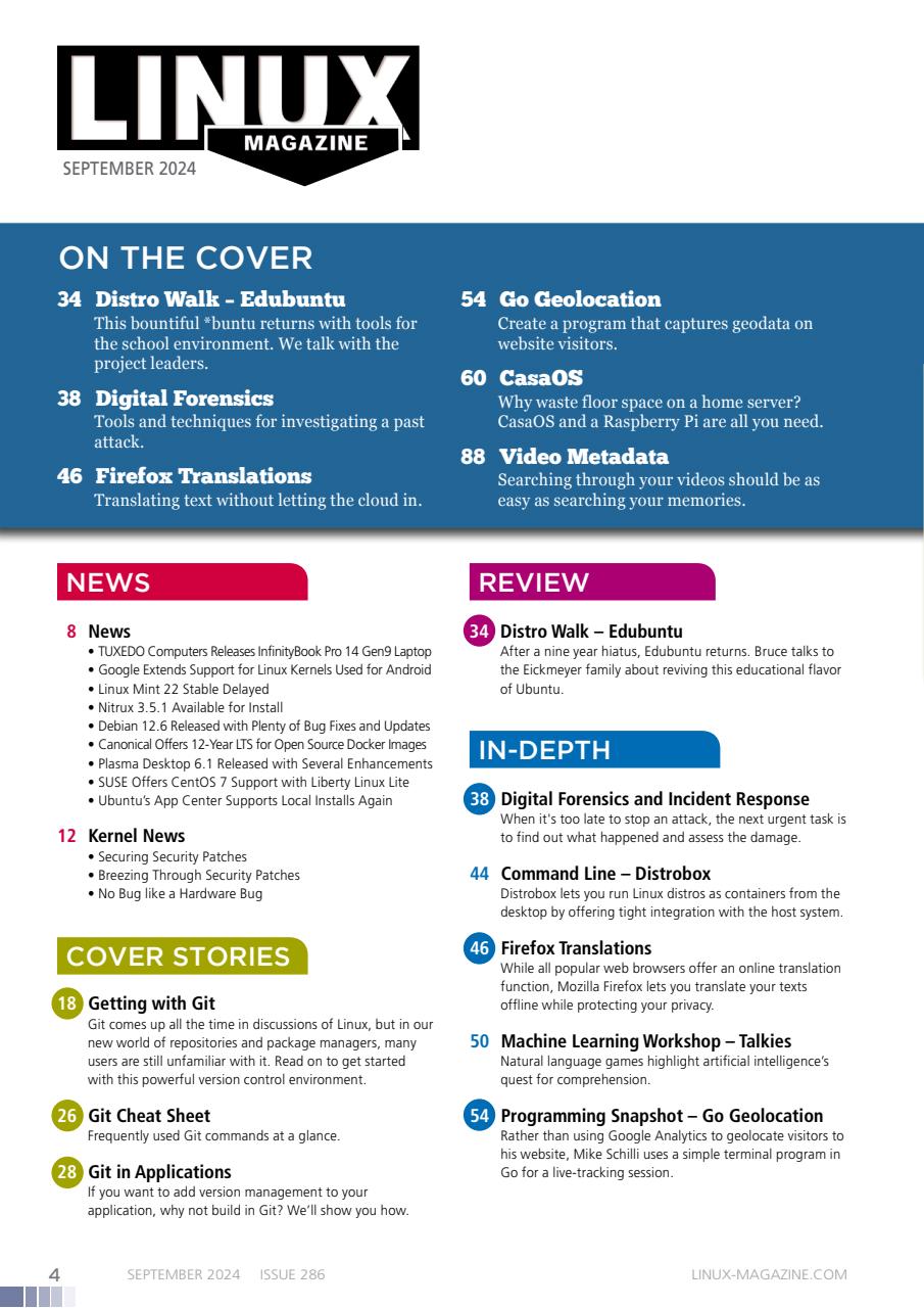 Linux Magazine Preview Pages