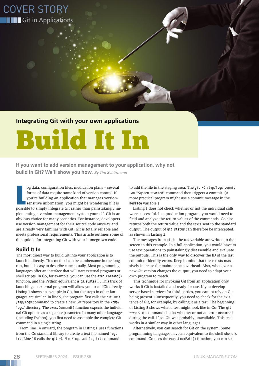 Linux Magazine Preview Pages