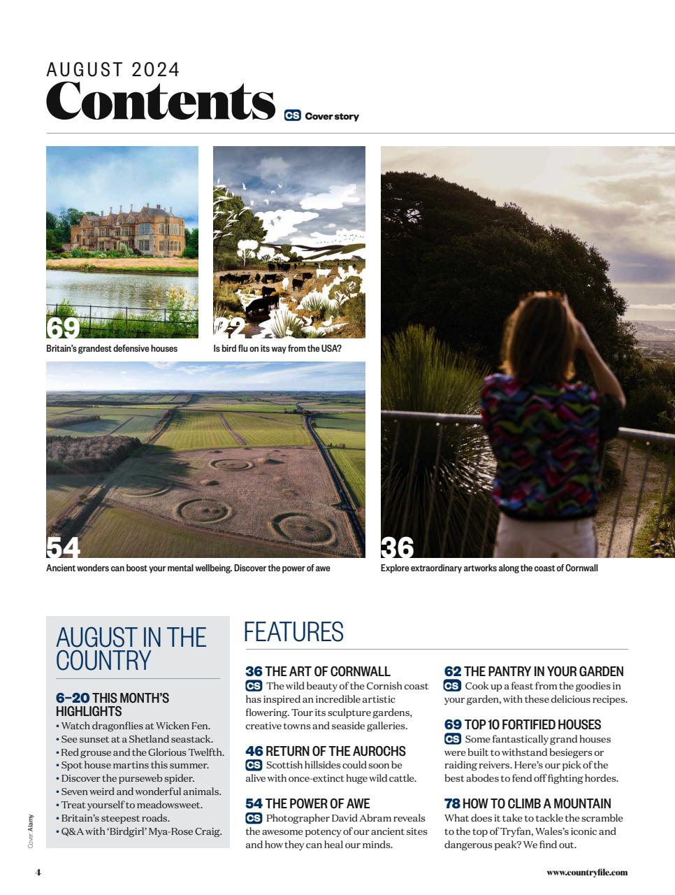 BBC Countryfile Magazine Preview Pages