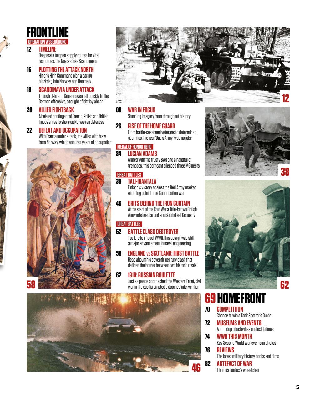 History of War Preview Pages