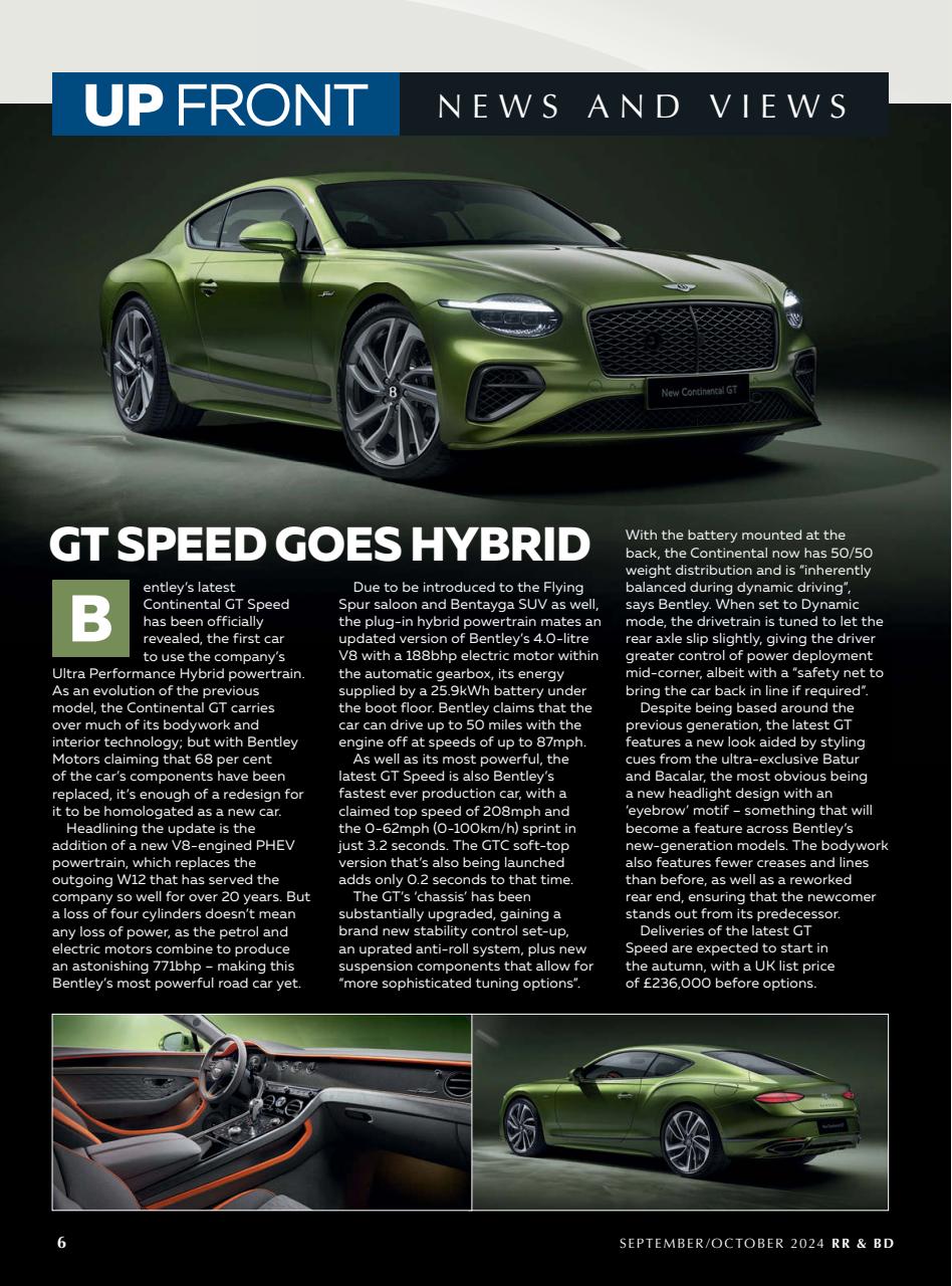 Rolls-Royce & Bentley Driver Preview Pages