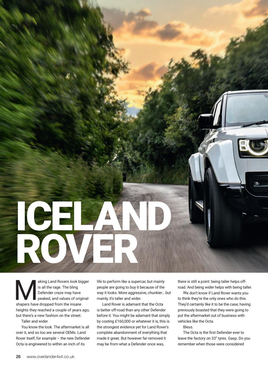 Overlander 4X4 Preview Pages