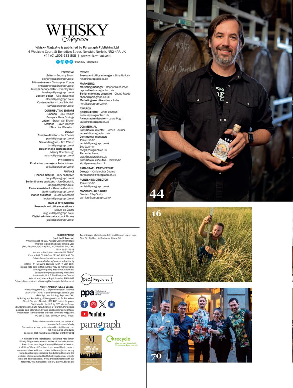 Whisky Magazine Preview Pages