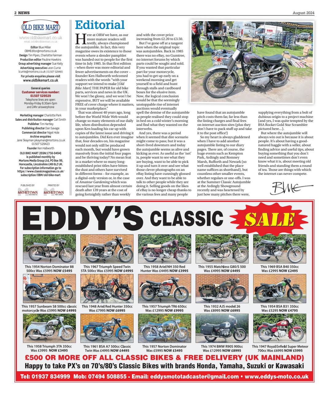 Old Bike Mart Preview Pages