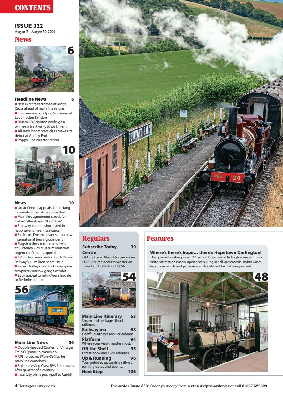Heritage Railway Preview Pages