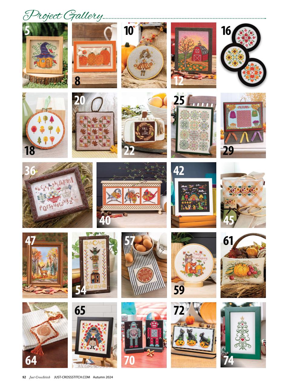 Just CrossStitch Preview Pages