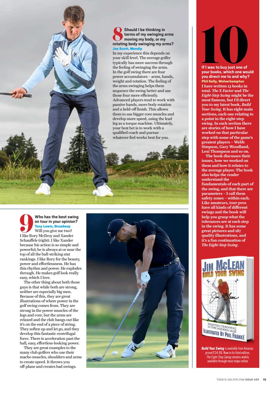 Today's Golfer Preview Pages