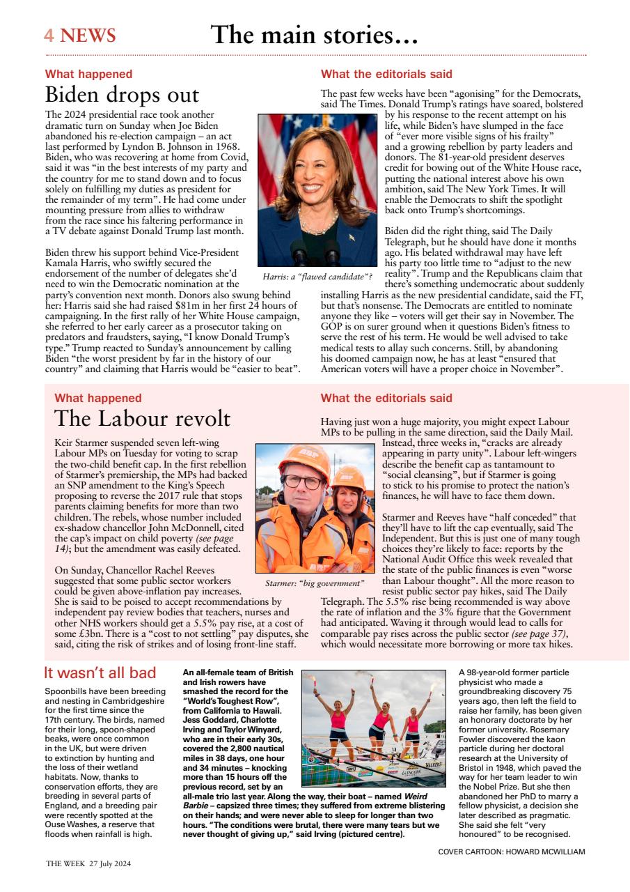 The Week Preview Pages