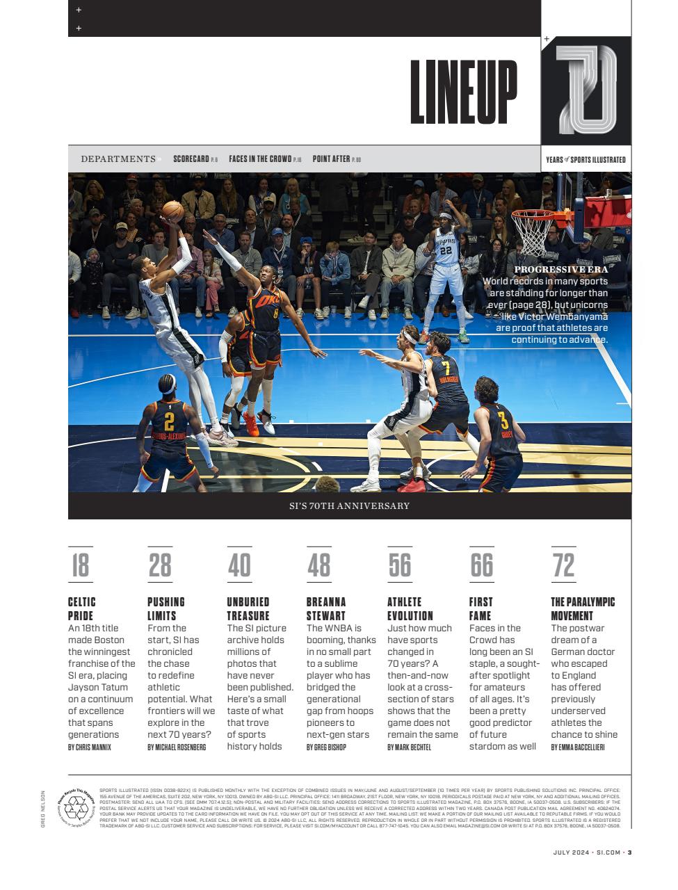 Sports Illustrated Preview Pages