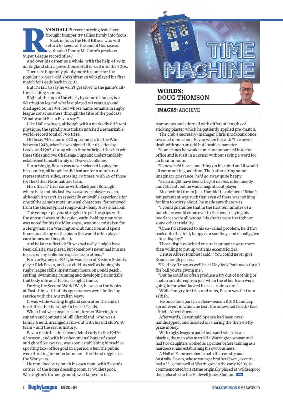 Rugby League World Preview Pages