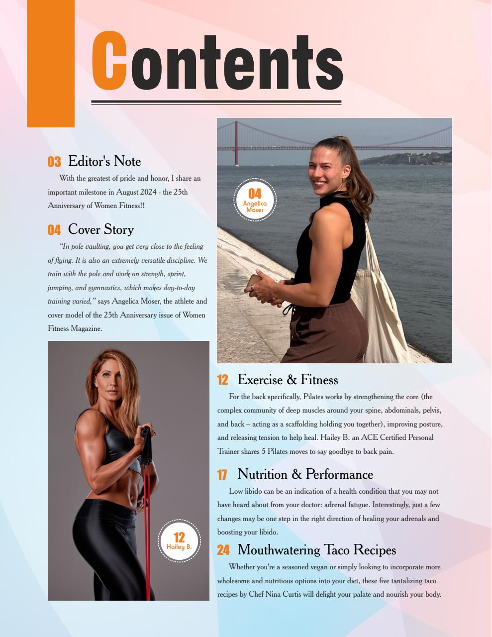 Women Fitness Preview Pages