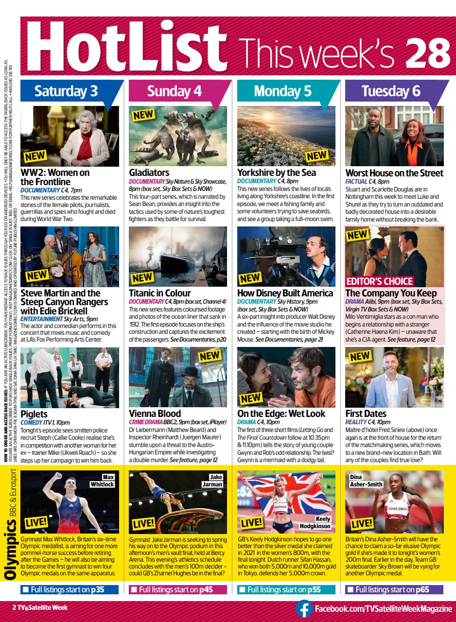 TV & Satellite Week Preview Pages