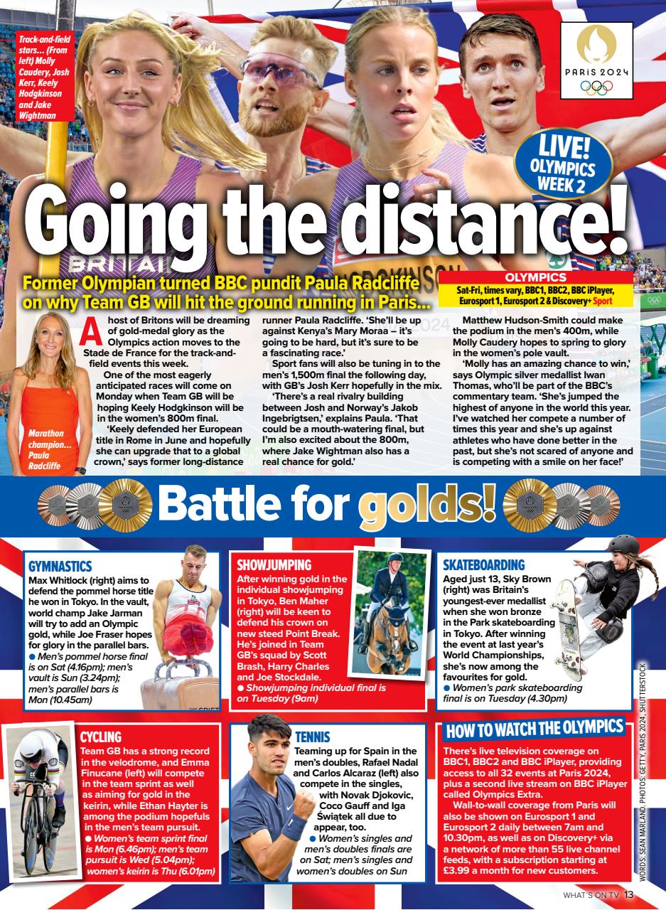 What's on TV Preview Pages
