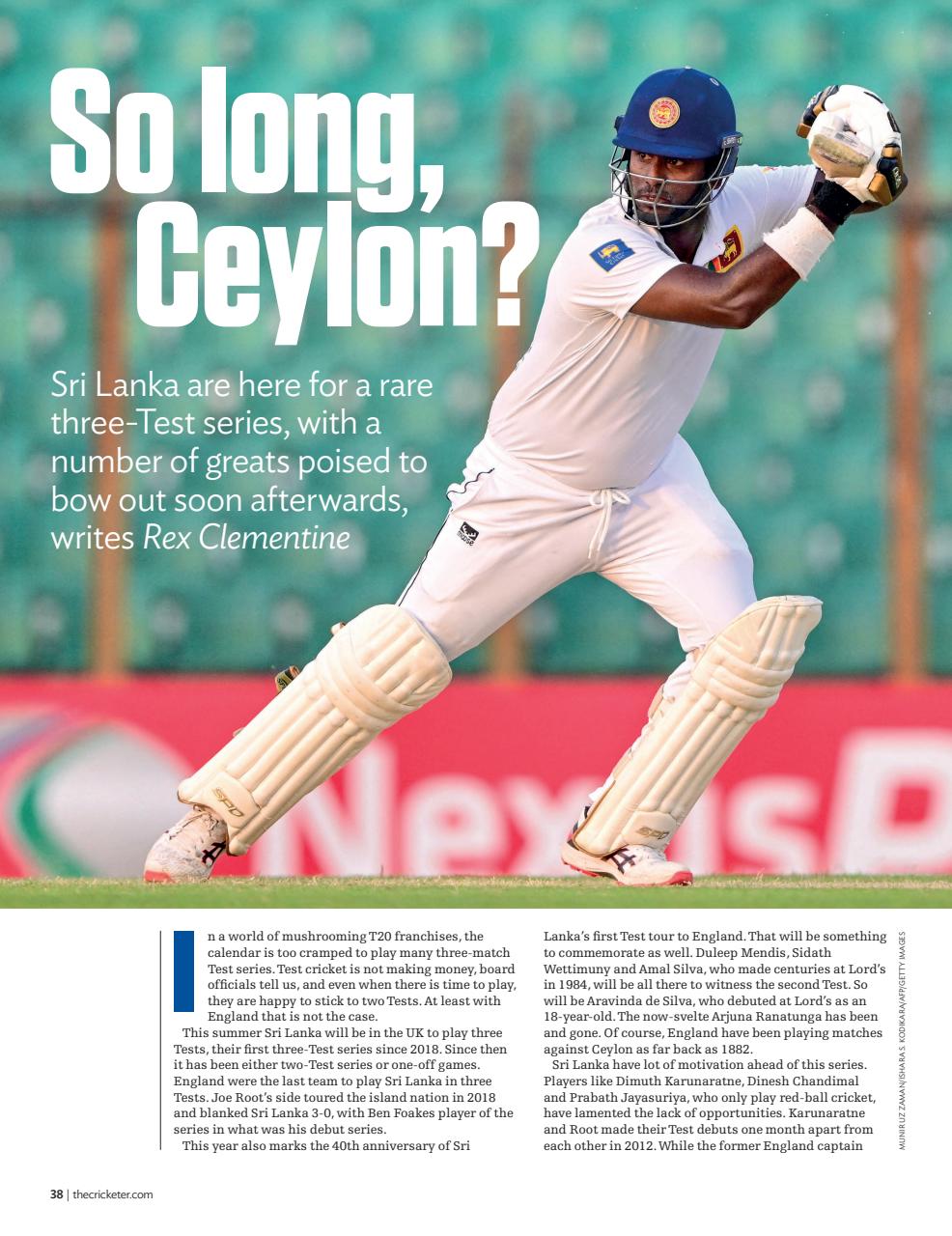 The Cricketer Magazine Preview Pages