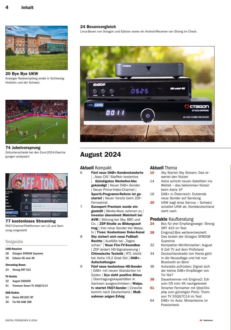 Digital Fernsehen Preview Pages