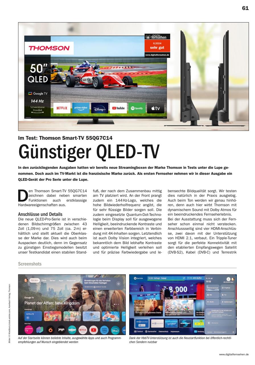 Digital Fernsehen Preview Pages