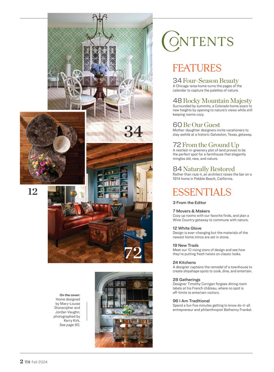 Traditional Home Preview Pages