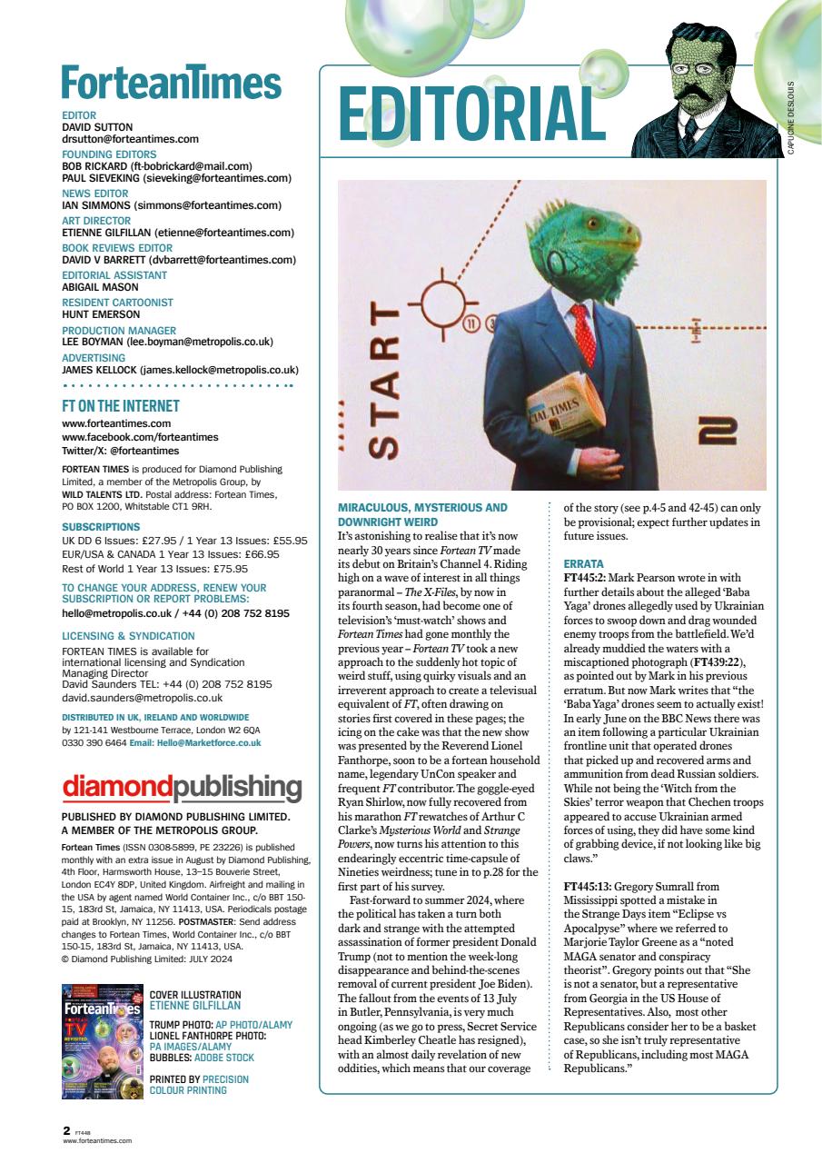 Fortean Times Preview Pages