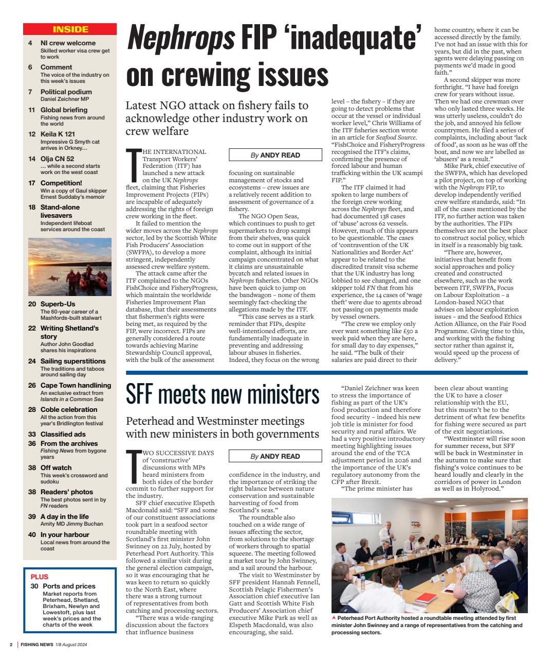 Fishing News Preview Pages