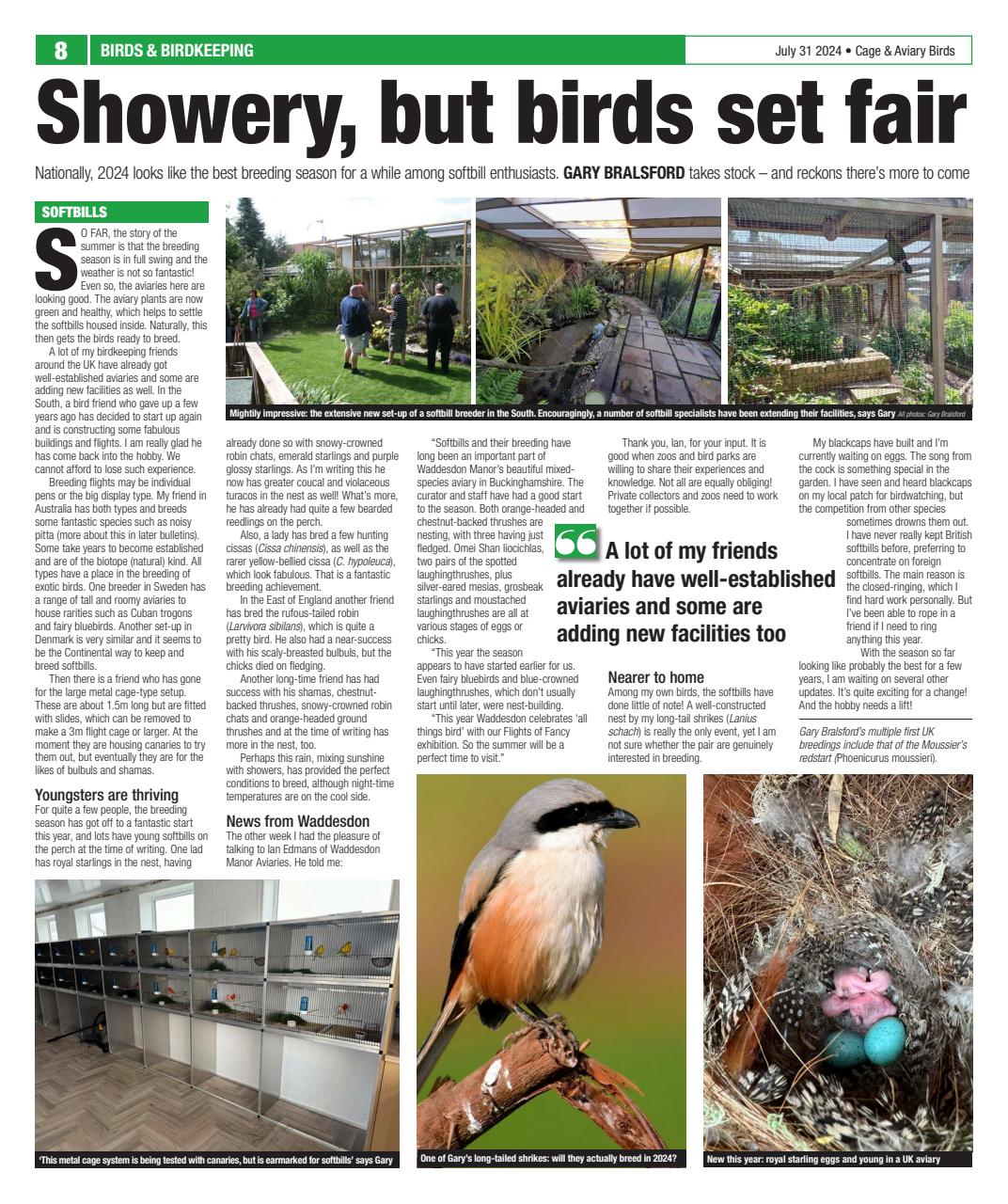 Cage & Aviary Birds Preview Pages