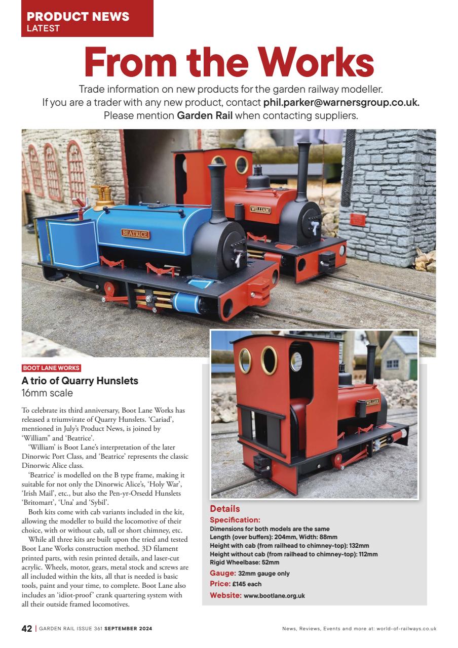 Garden Rail Preview Pages