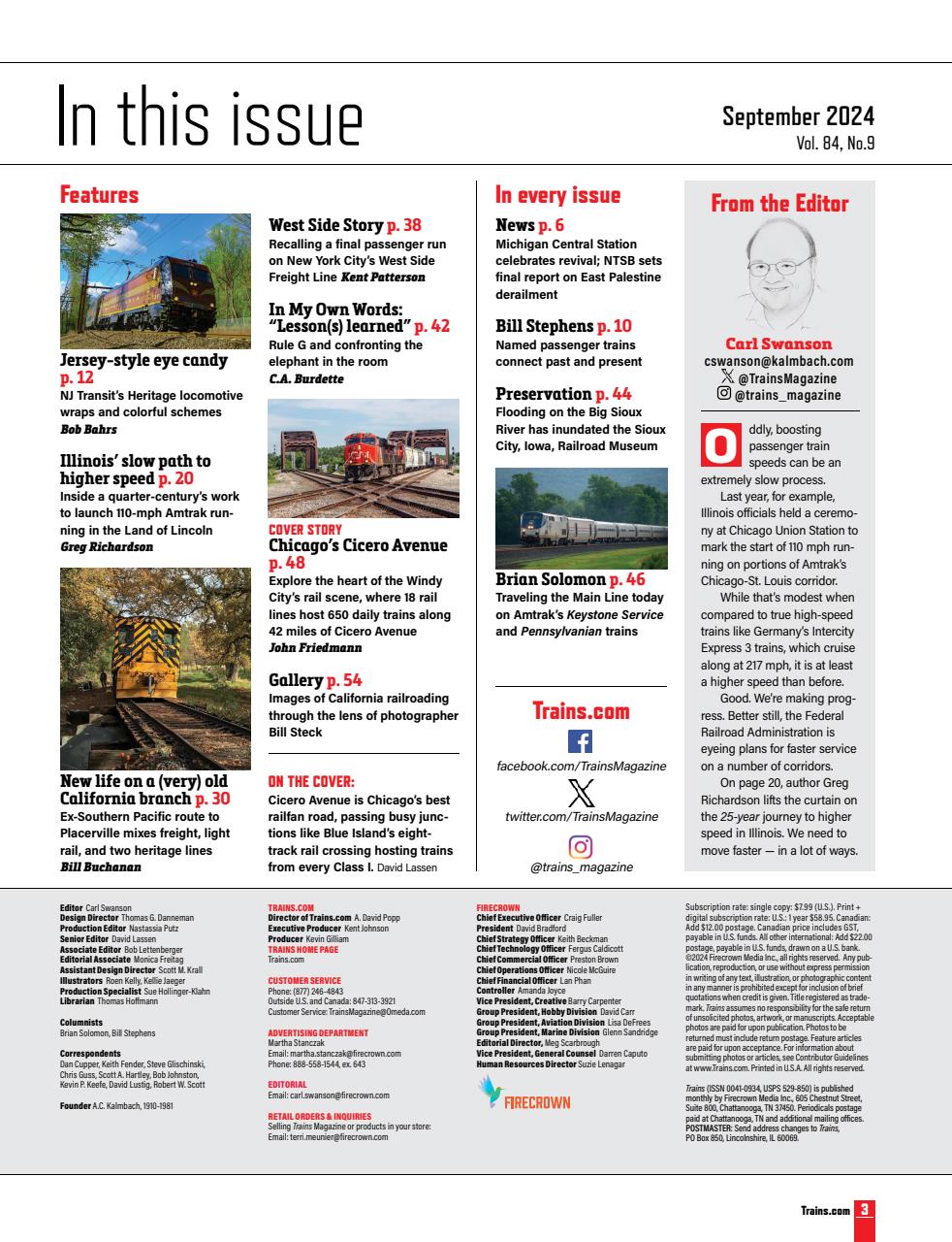 Trains Preview Pages