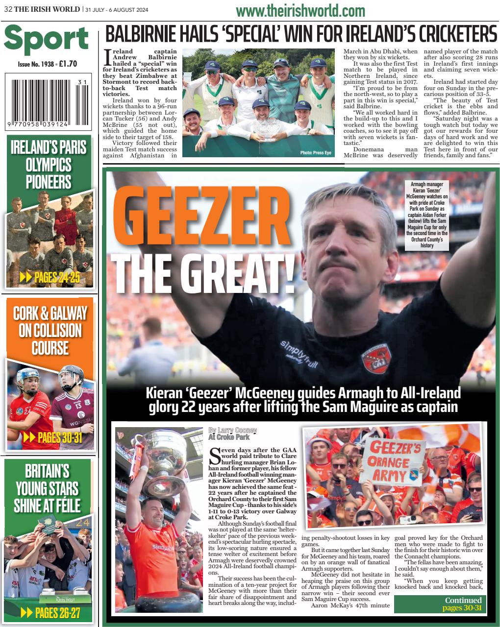 Irish World Preview Pages