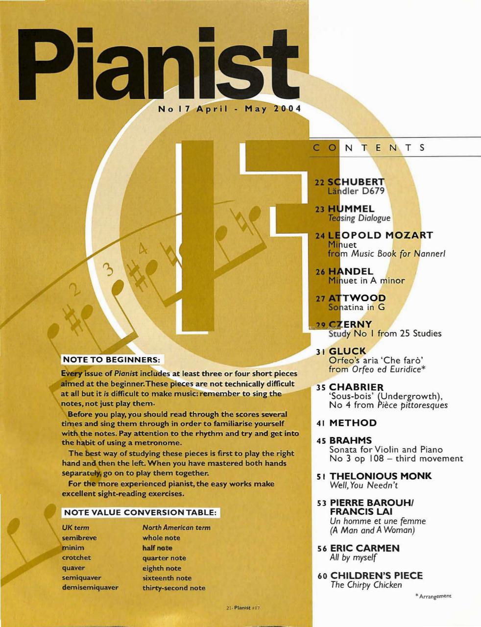 Pianist Preview Pages