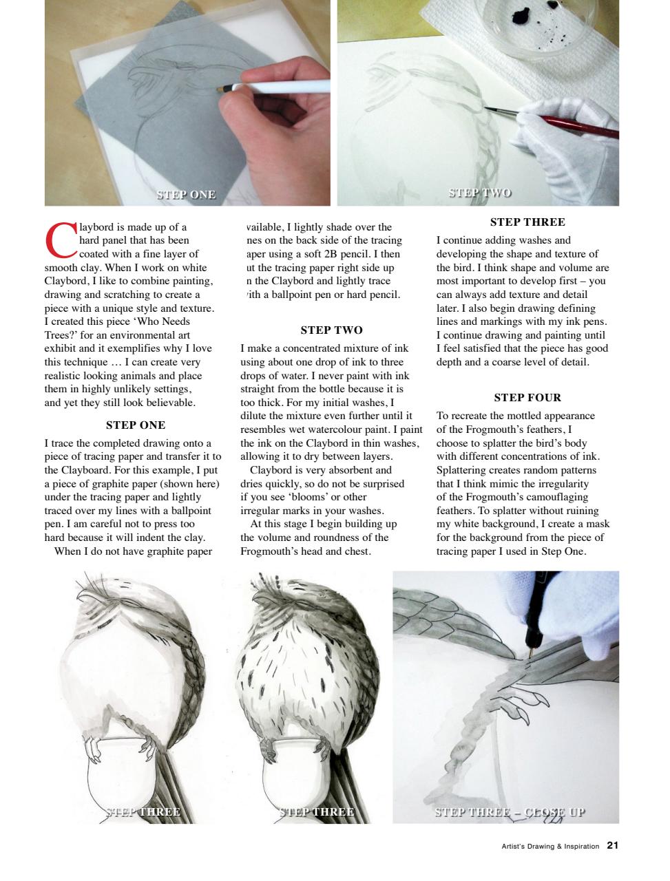 Australian Drawing and Inspiration Preview Pages