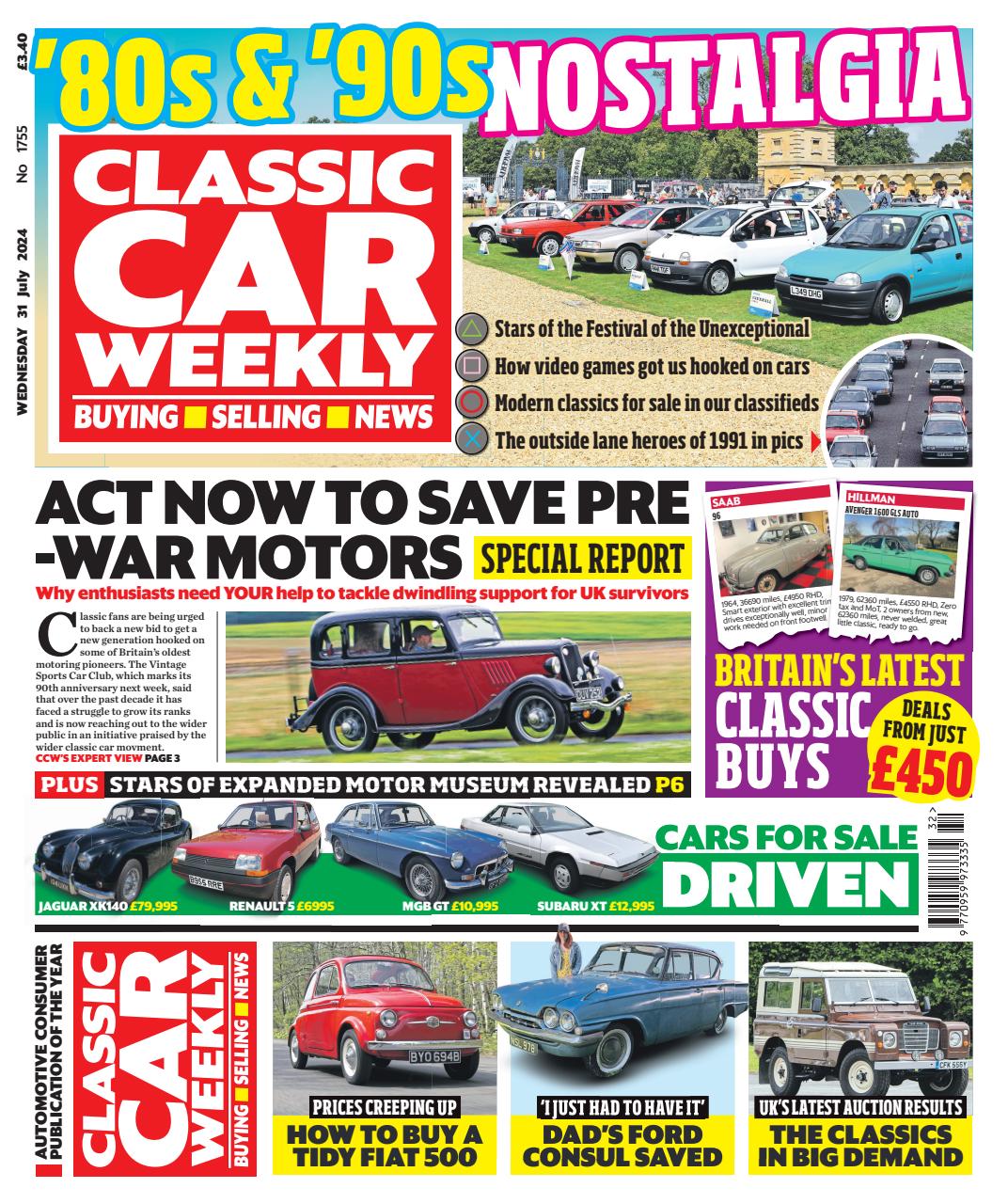 Classic Car Weekly Preview Pages