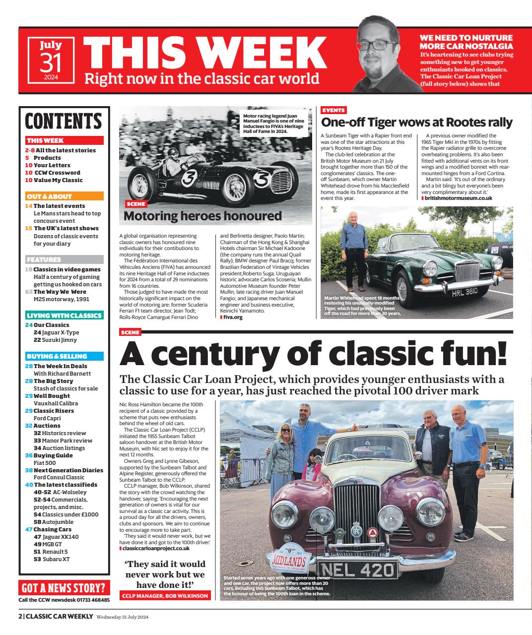 Classic Car Weekly Preview Pages