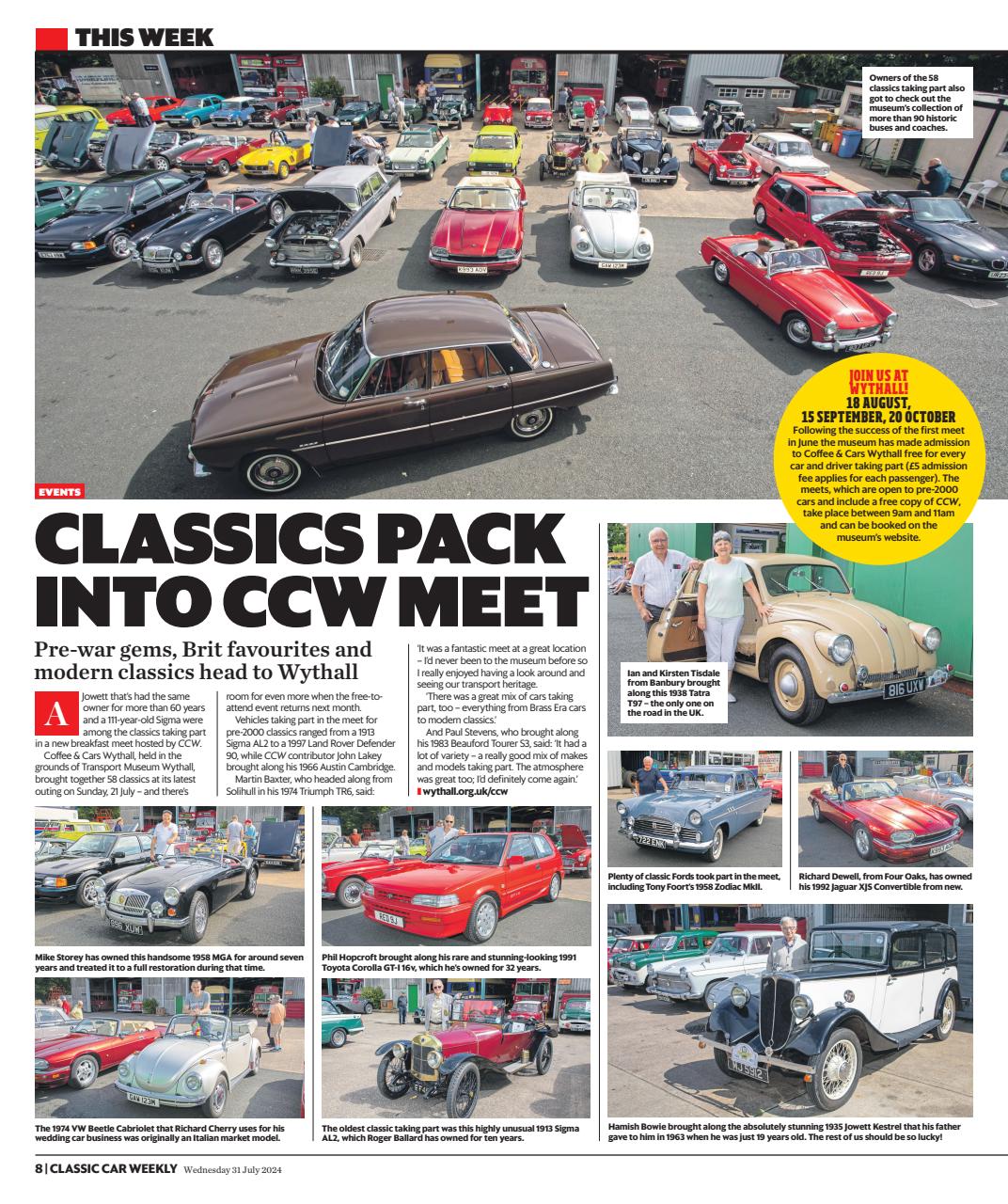 Classic Car Weekly Preview Pages