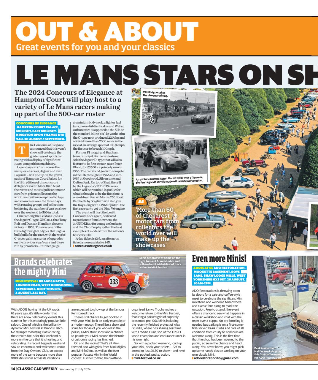 Classic Car Weekly Preview Pages
